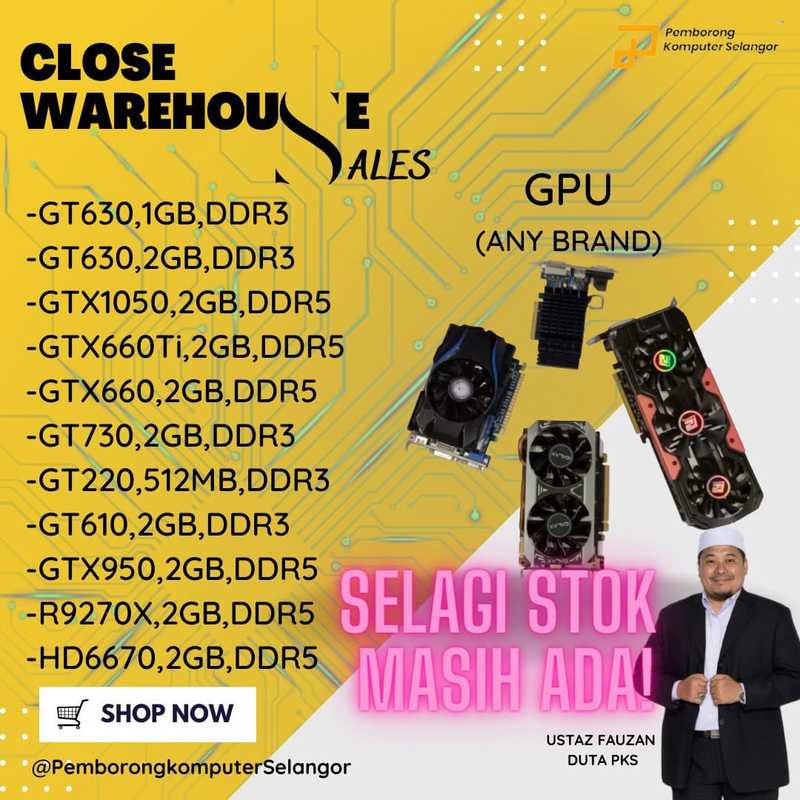 GPU - Pemborong Komputer Selangor